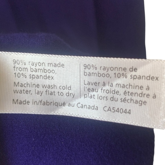 Miik Bamboo Reversible Sleeveless Tank Dress Bra Shelf Blue Striped Detail Small - Picture 6 of 9